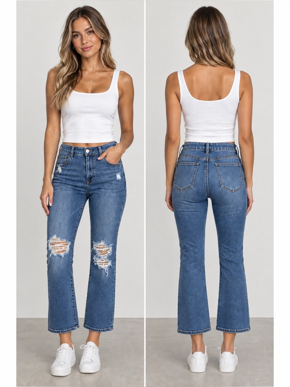 American Eagle Hi-Rise Skinny Kick Crop Jeans